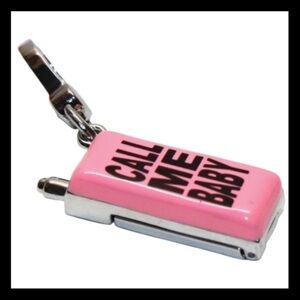 Juicy Couture Rare Pink Flip Phone Charm